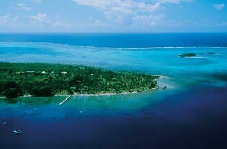 Aerial view of the resort
