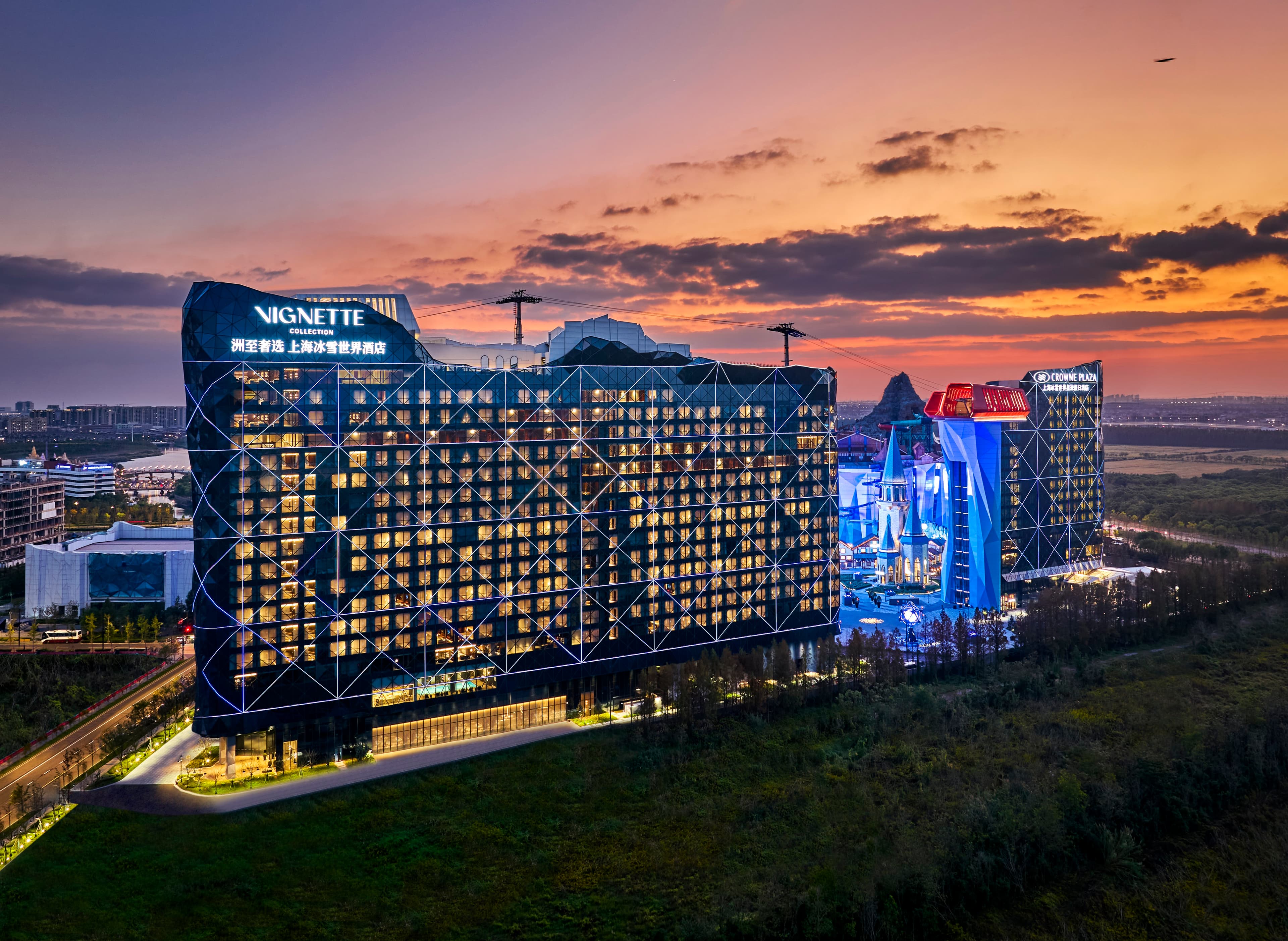 Exterior of the hotel