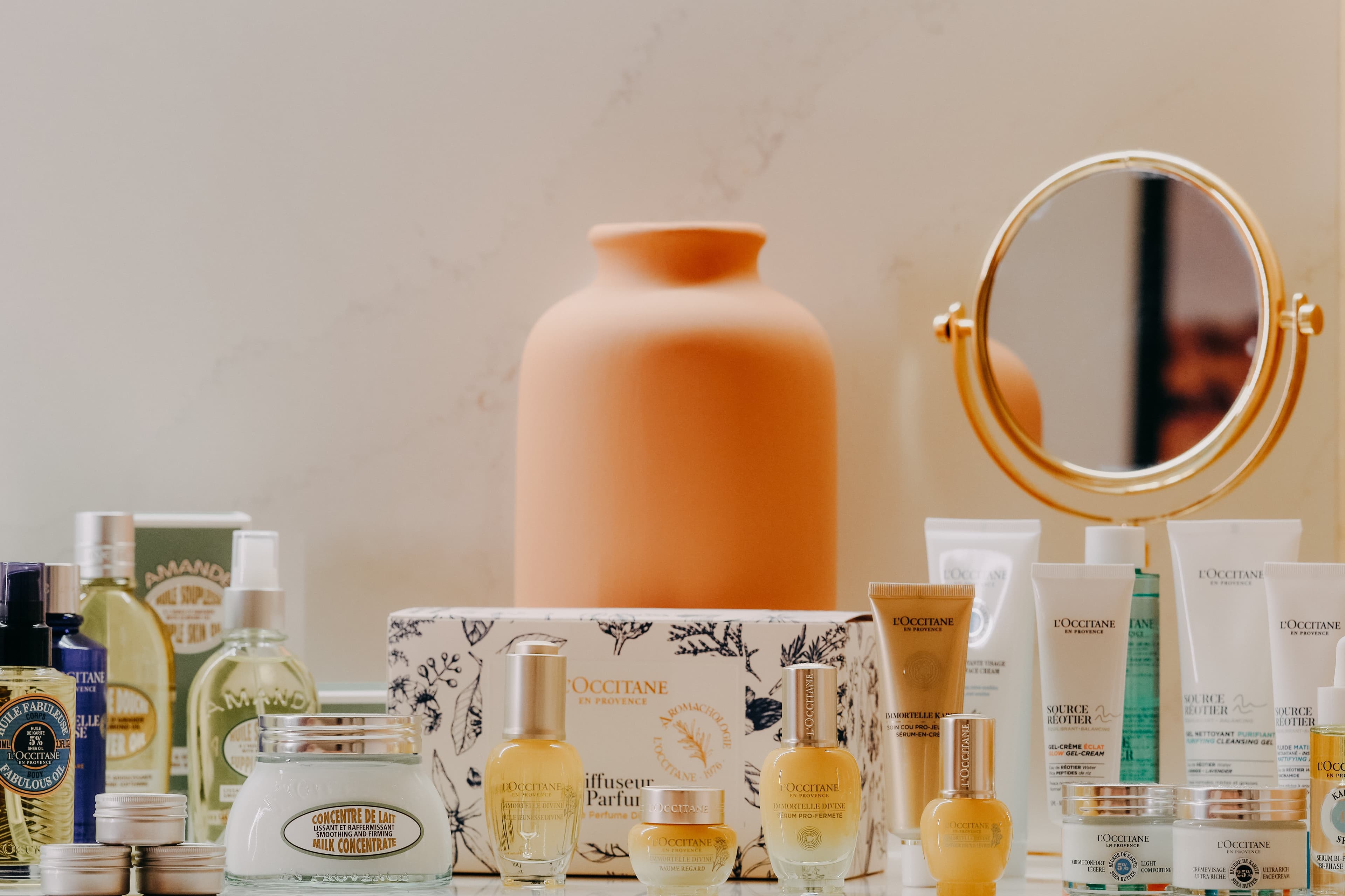 Indulge in spa luxury with L’Occitane’s finest essentials.
