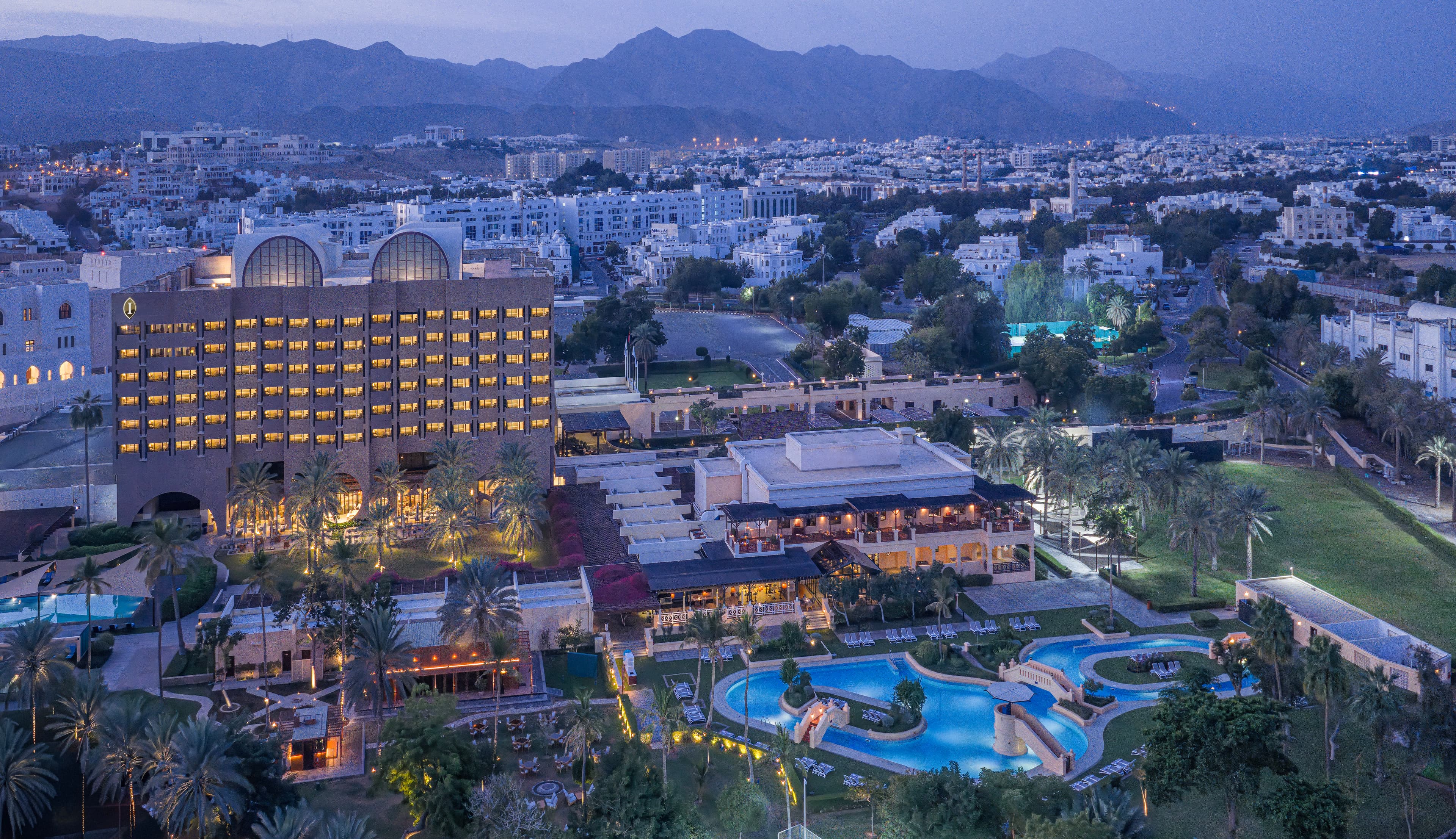 Hotel view with Leisure Pool