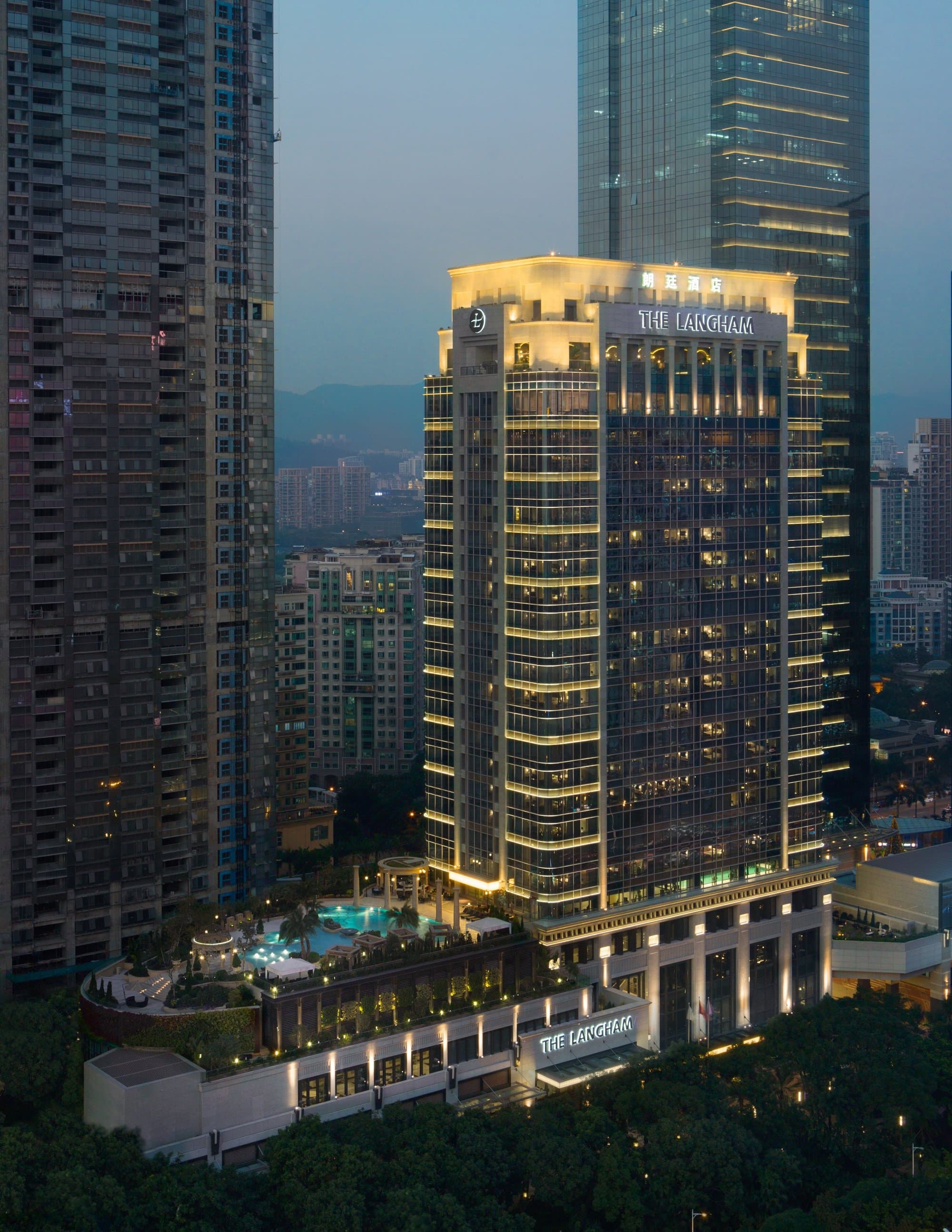 Hotel Exterior Night
