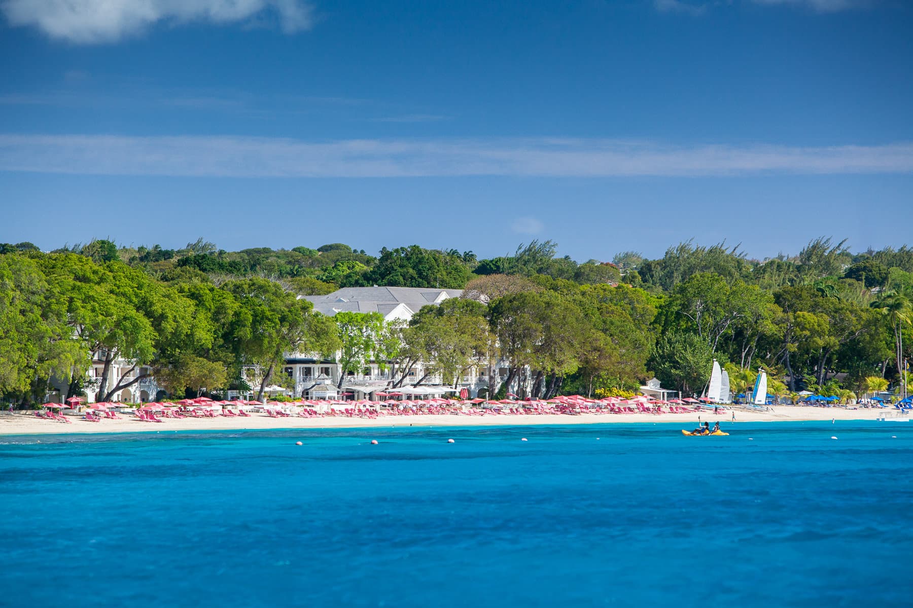 View of Hotel from Sea