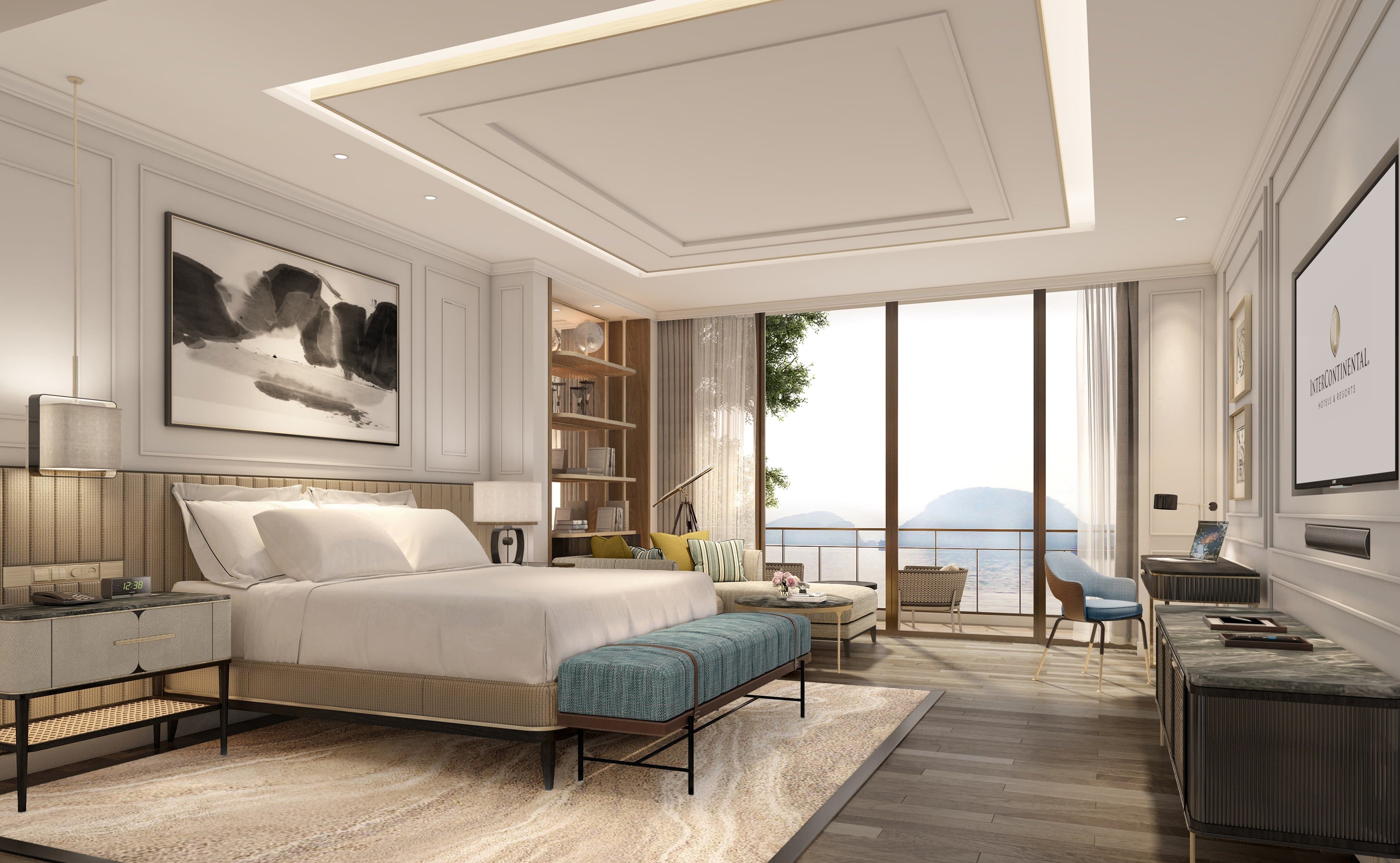 InterContinental Halong Bay Beach Villa Bedroom