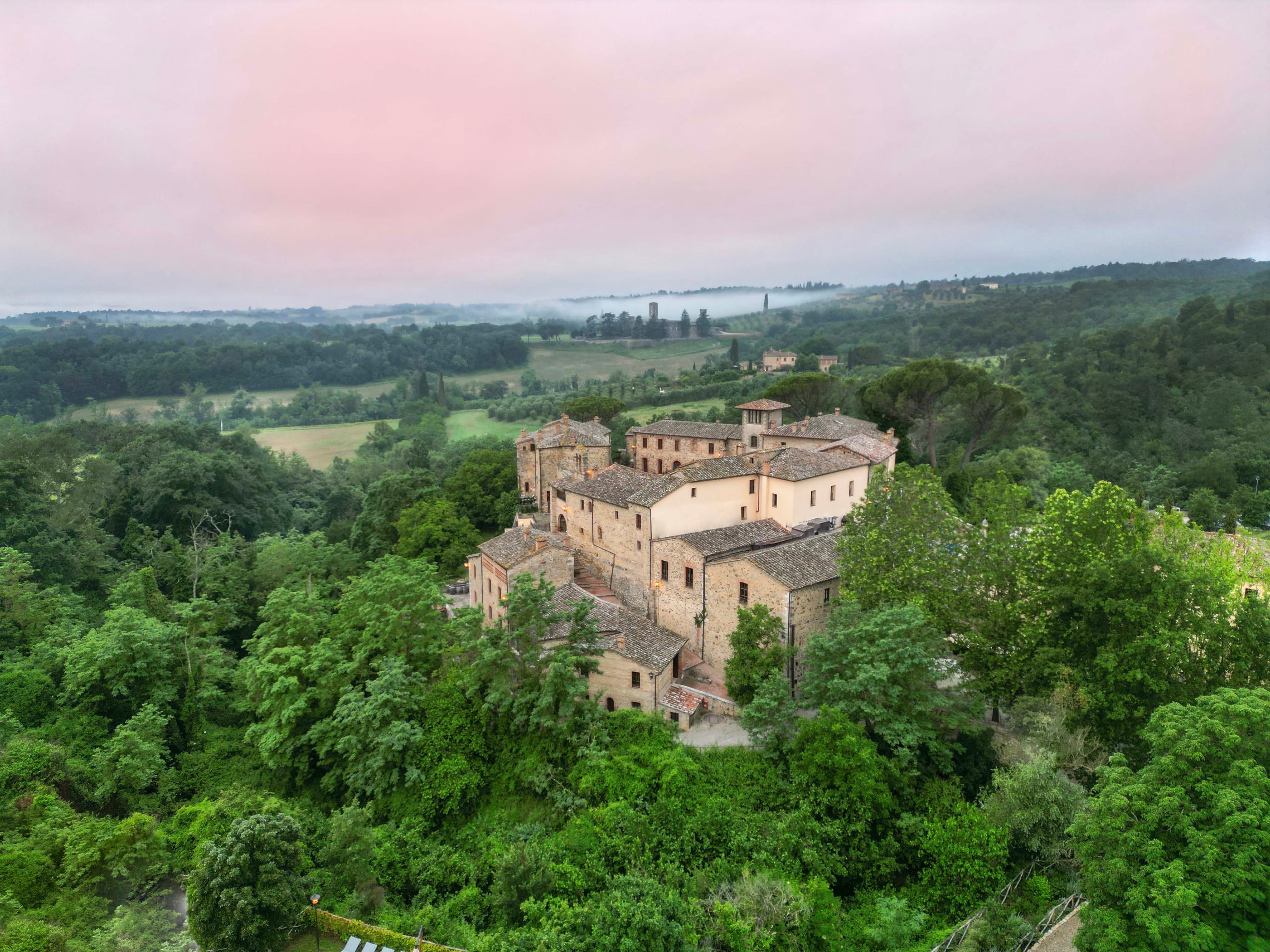 Aerial Castel Monastero