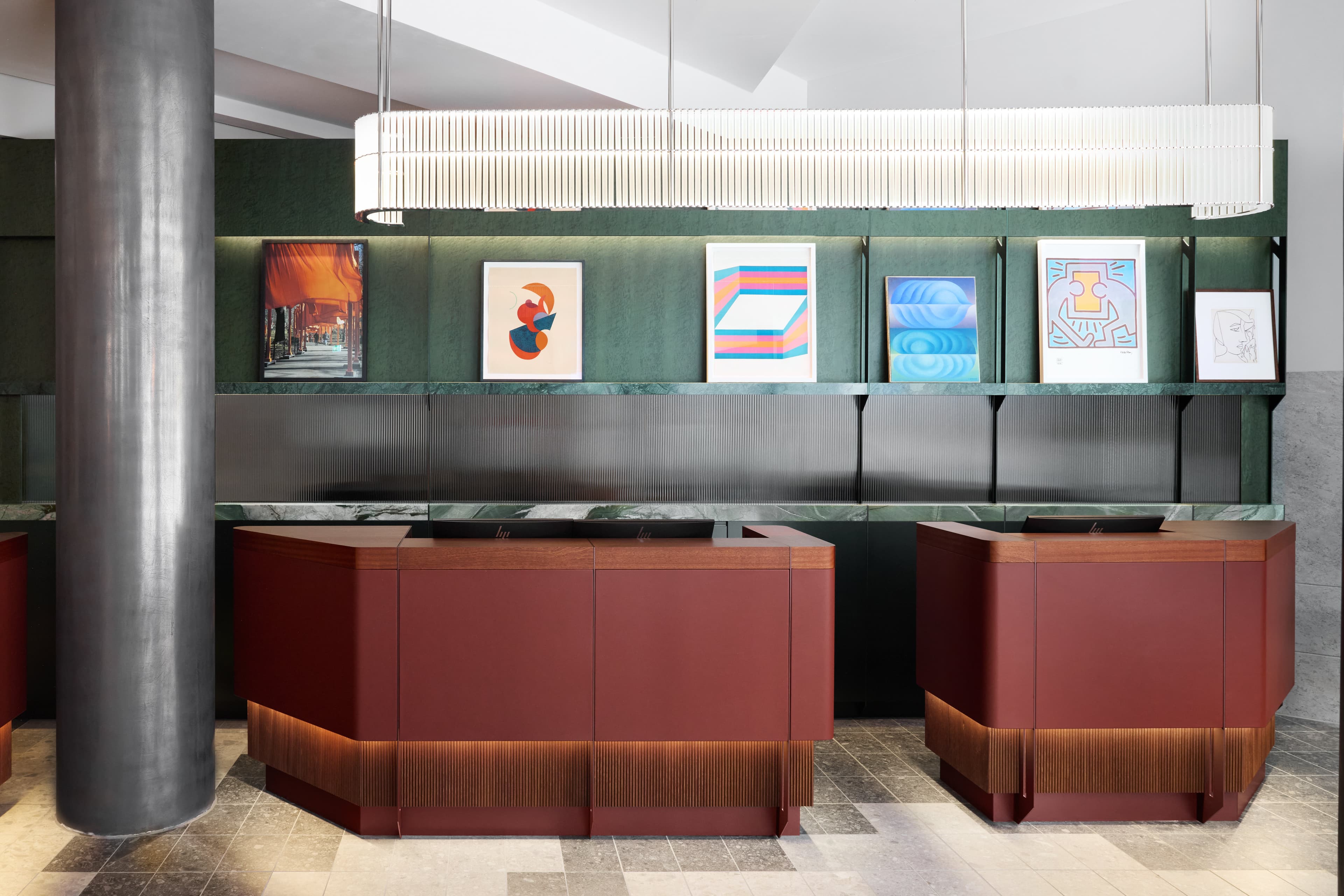 Step into our contemporary lobby to begin your urban adventure.