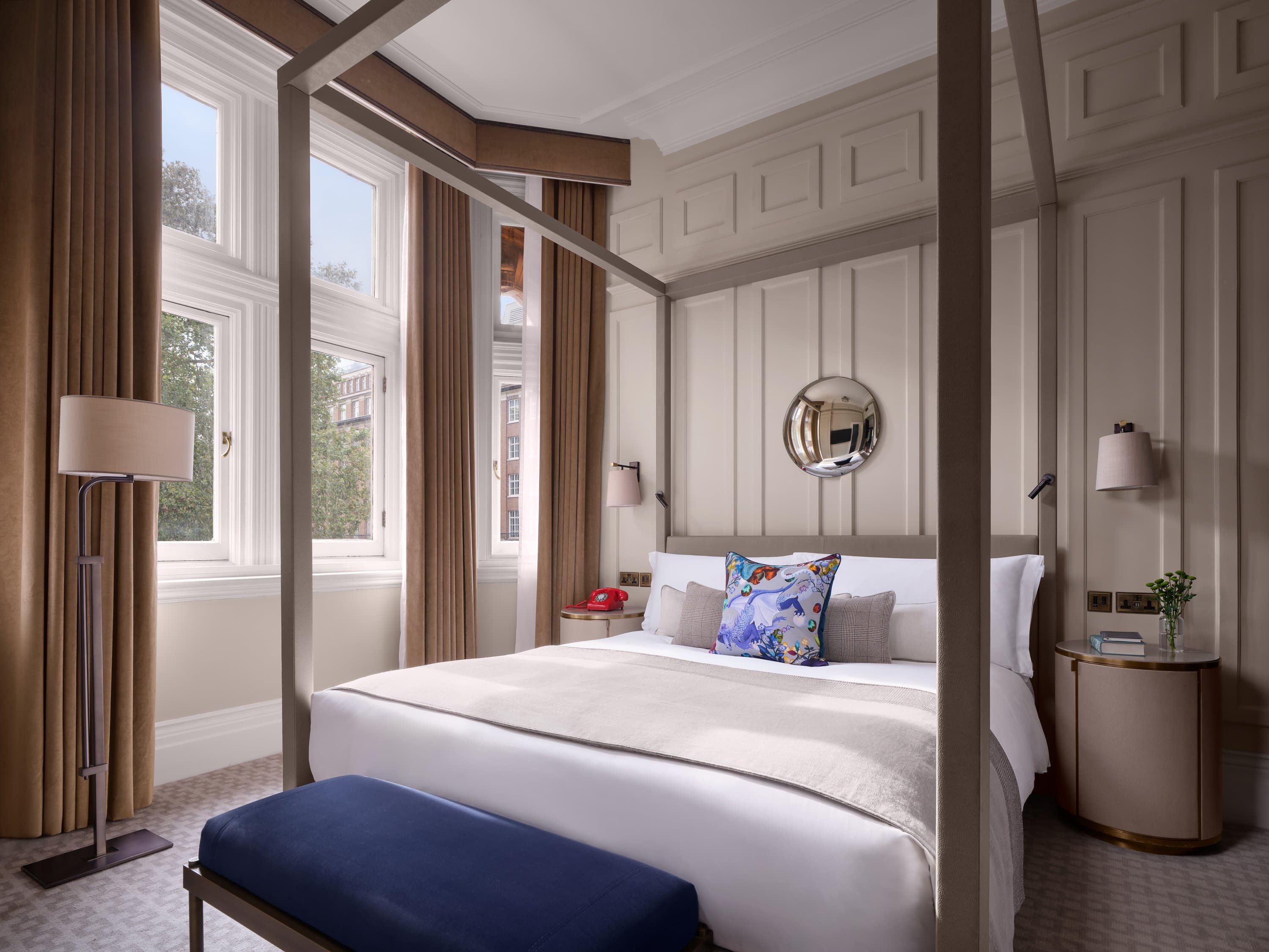 Step inside our iconic one bedroom suite.with stunning park views.