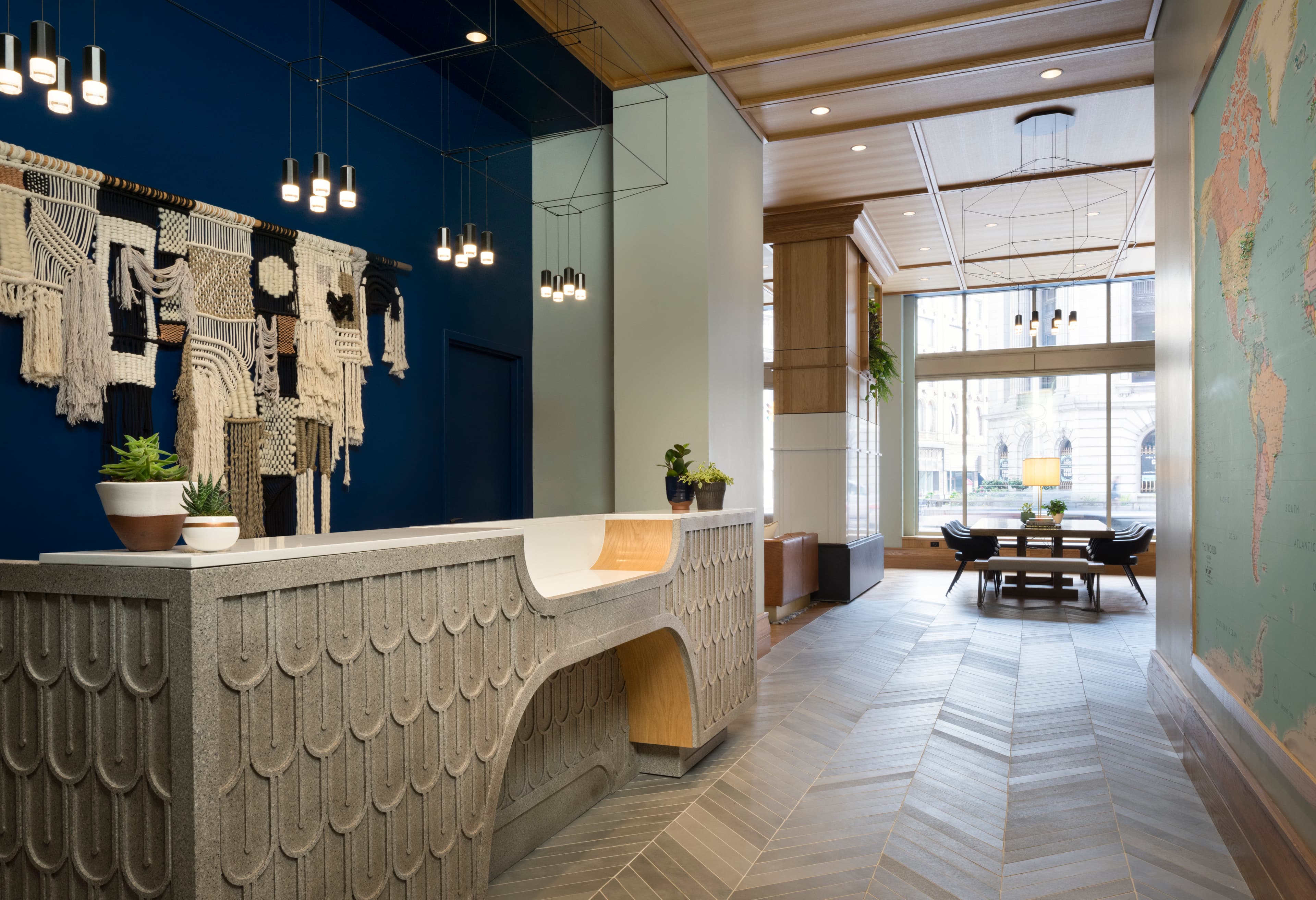 Front Desk and Lobby