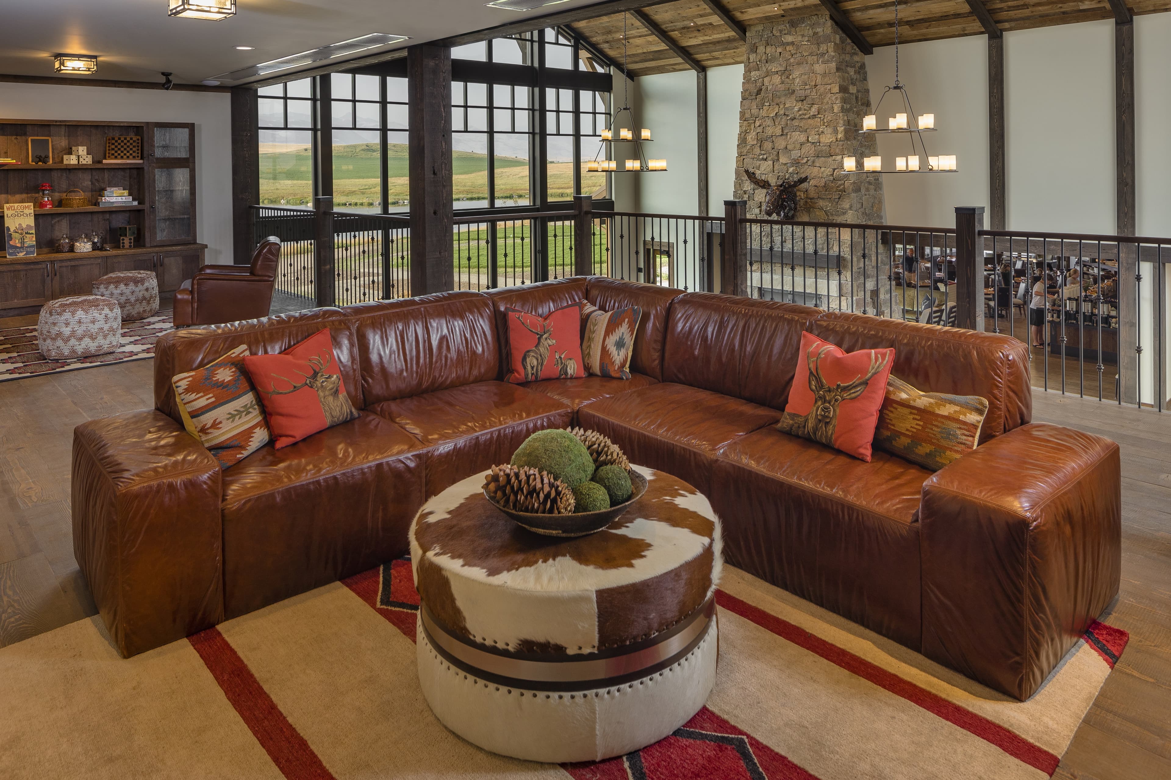 The Loft overlooking Lodge Lobby