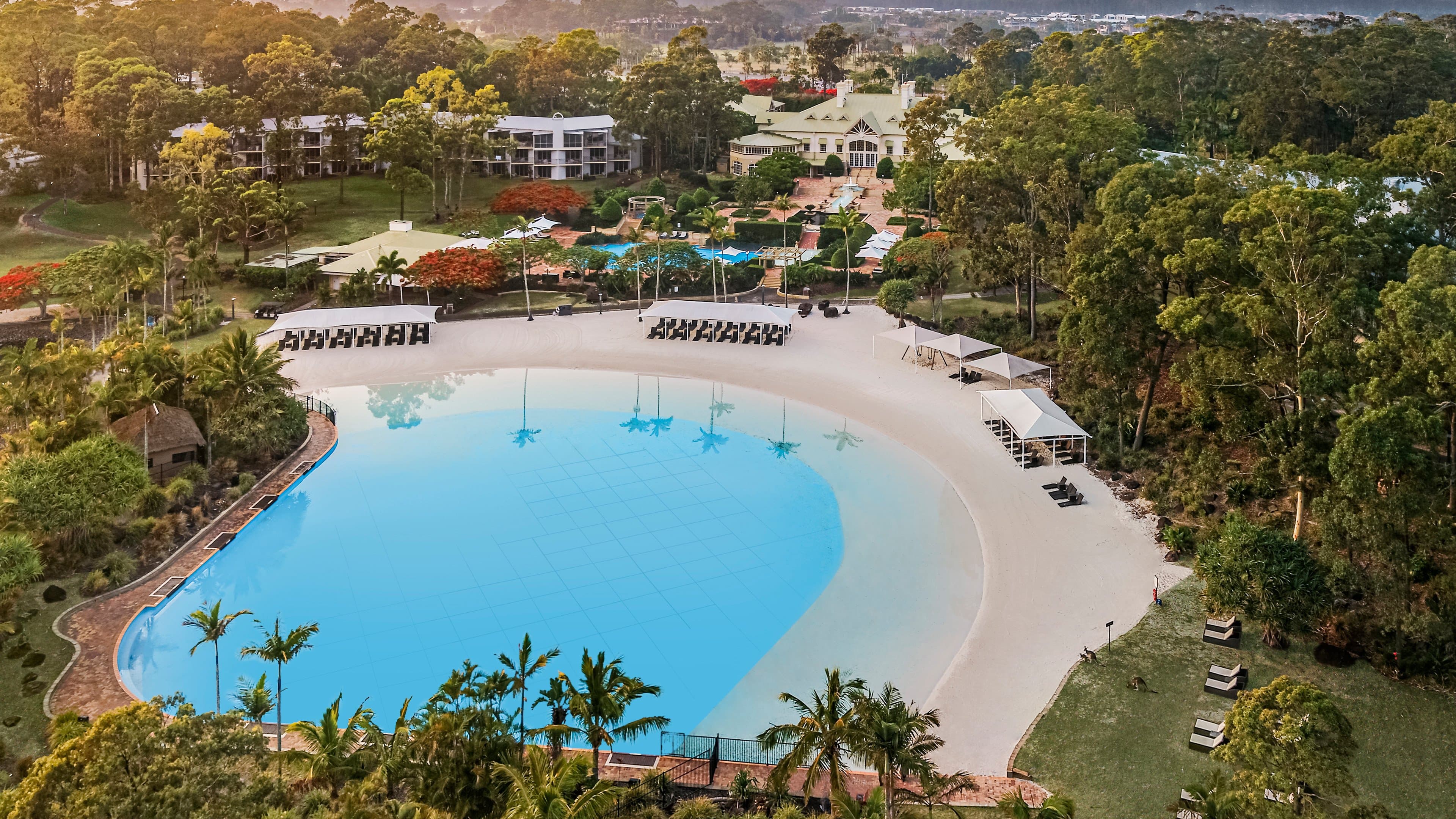 Aerial view of InterContinental Sanctuary Cove Resort