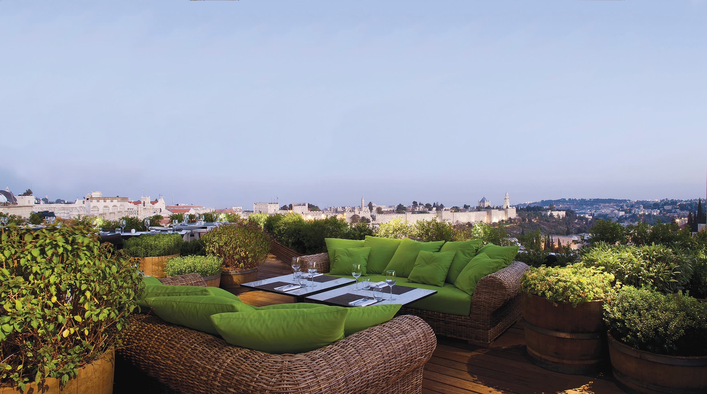 Rooftop terrace