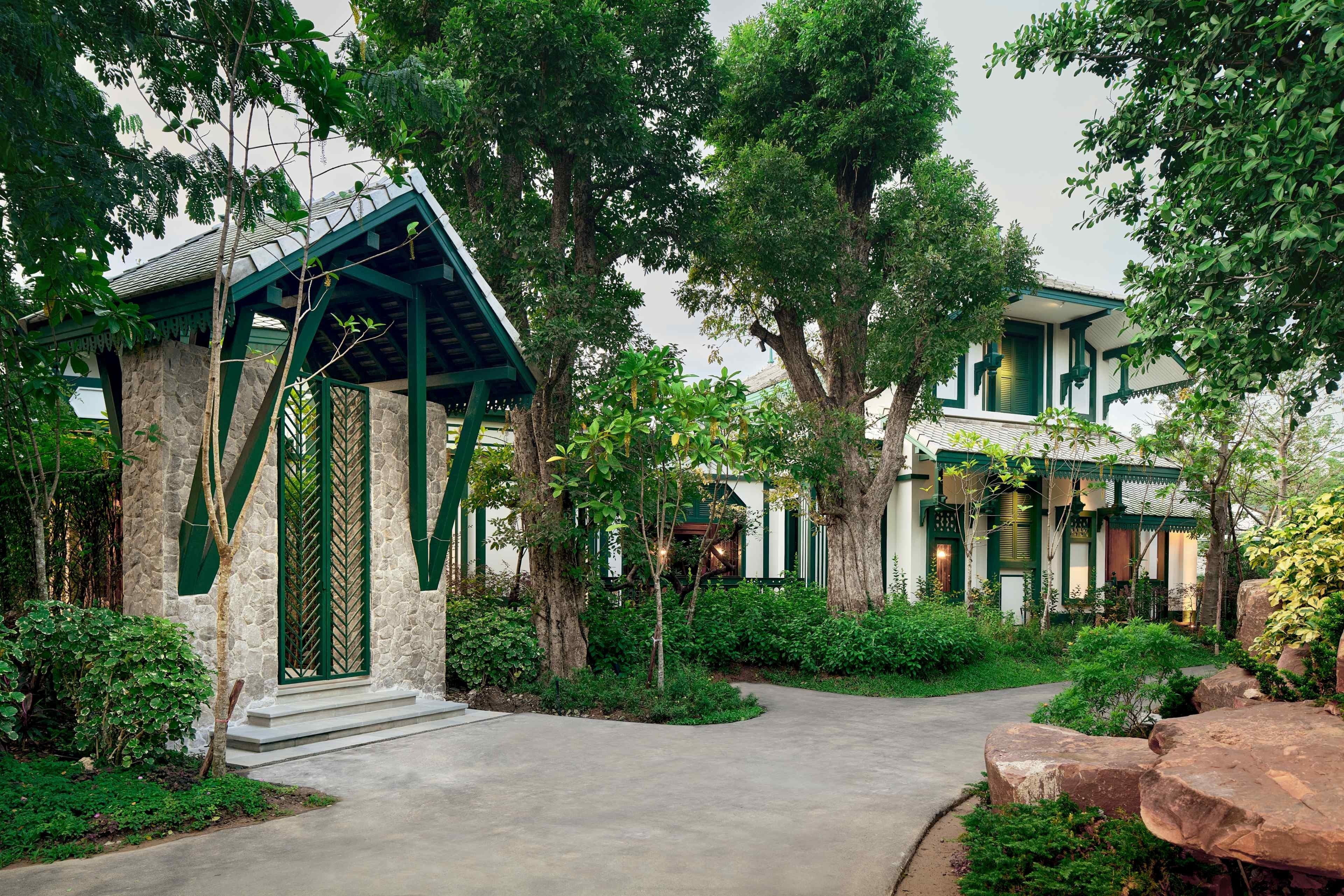 The Harmony of the Architectural Masterpiece Amidst the Lush Green