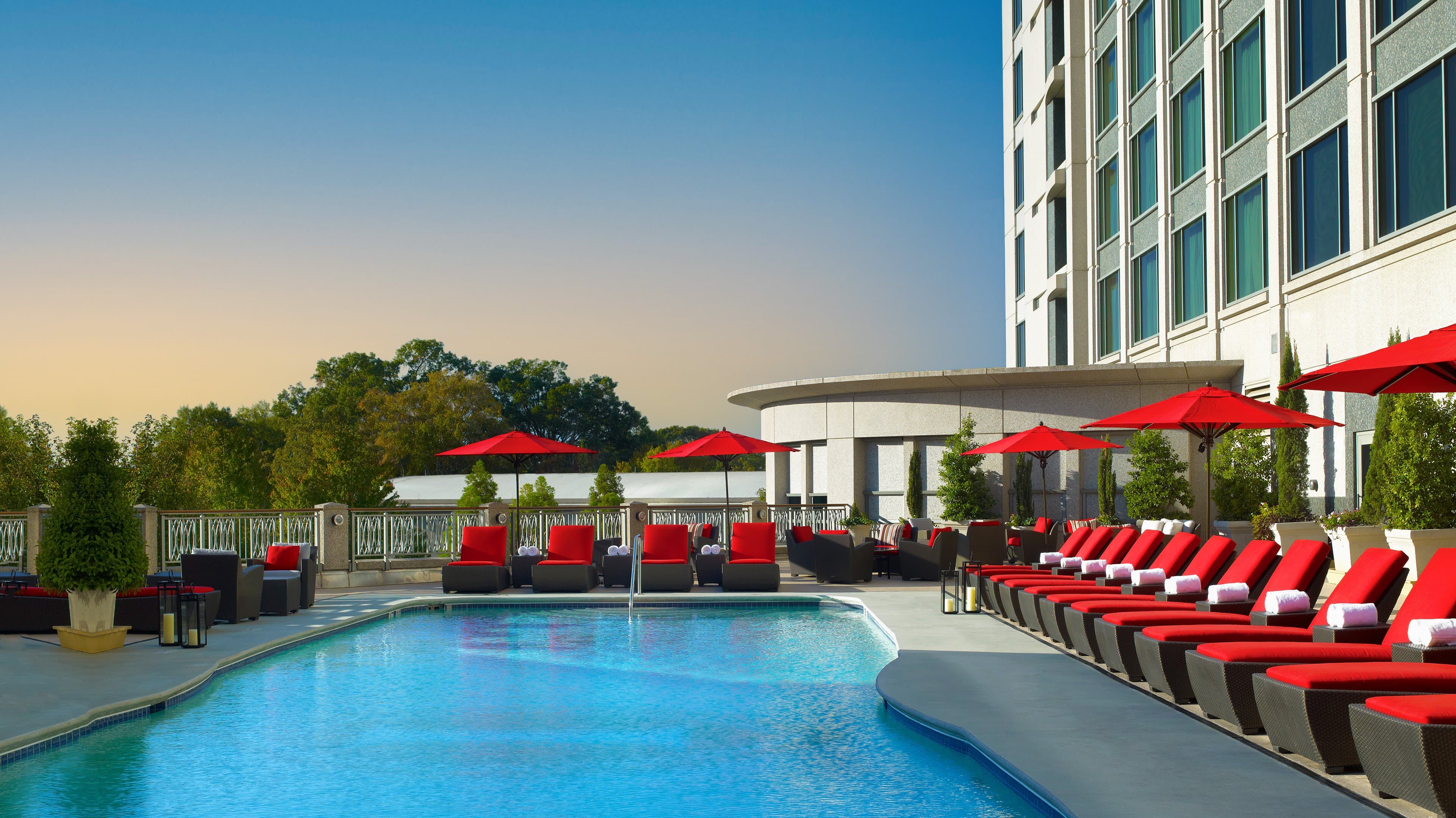 Relax, soak under the sun, and spend your day in our outdoor pool.
