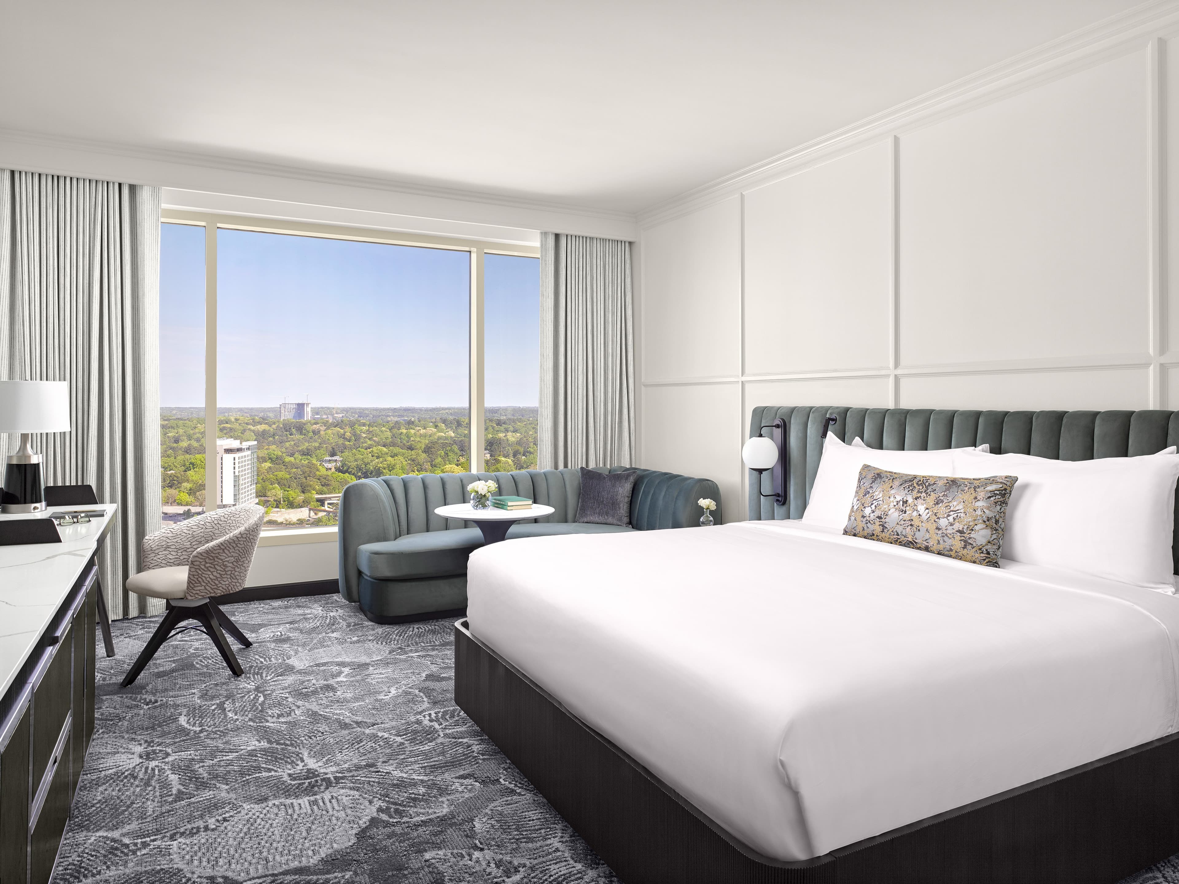 Relax in style in our king club hotel room.