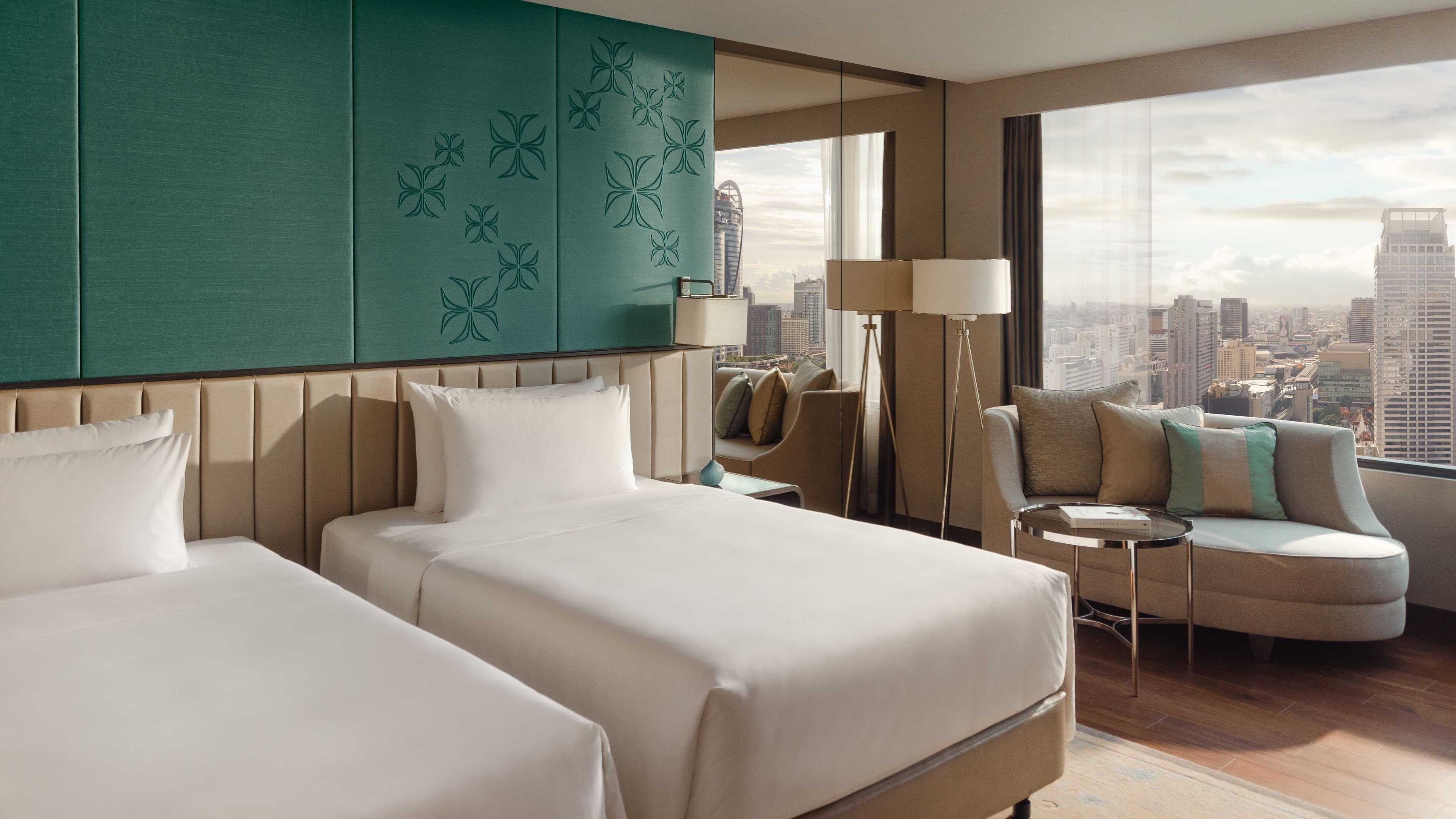Rest in our Classic Room with twin comfort