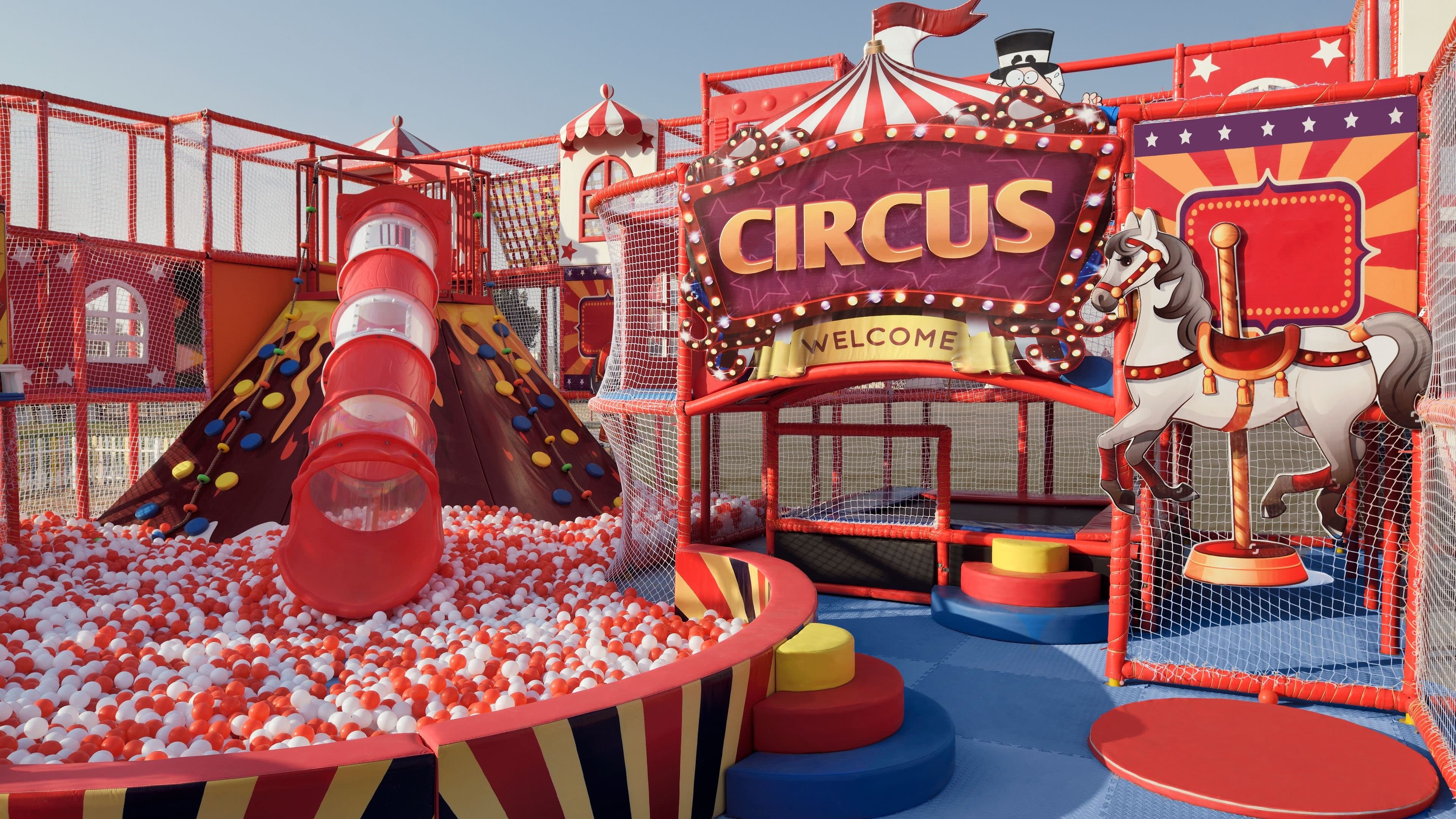 Let our junior guests have fun at our circus