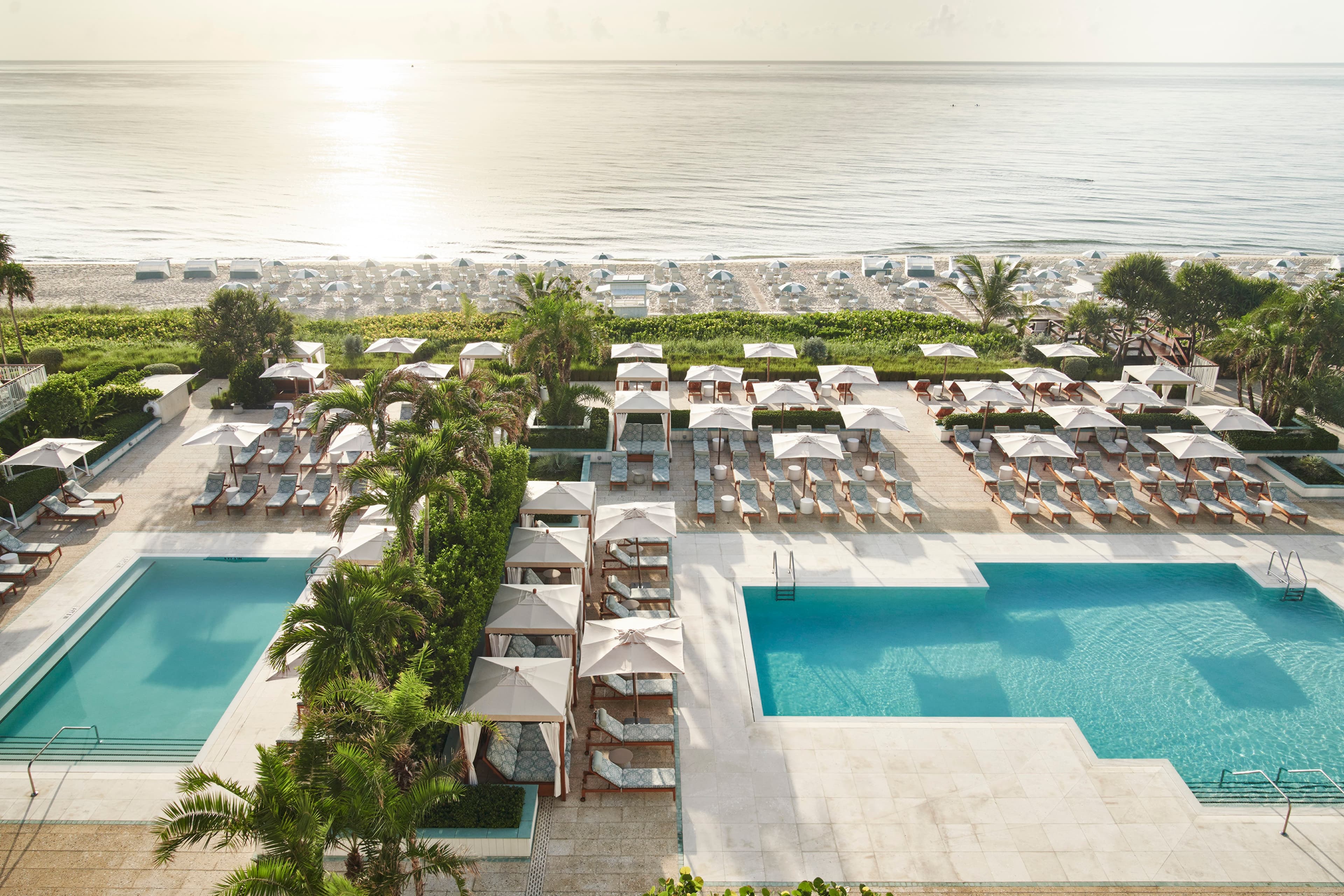 PBF Aerial View, Two Oceanfront Pools