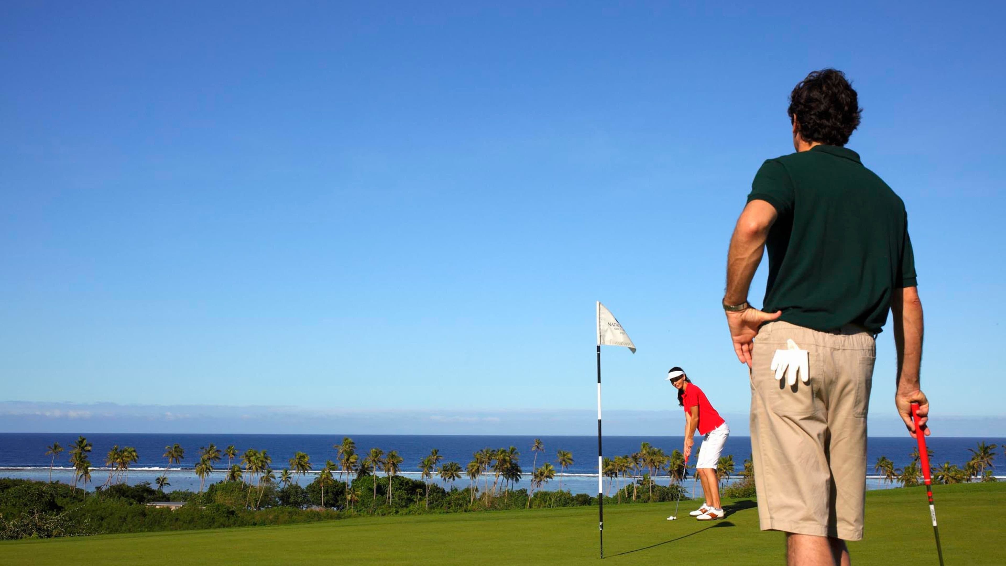 A Game of Golf at Natadola Golf Course