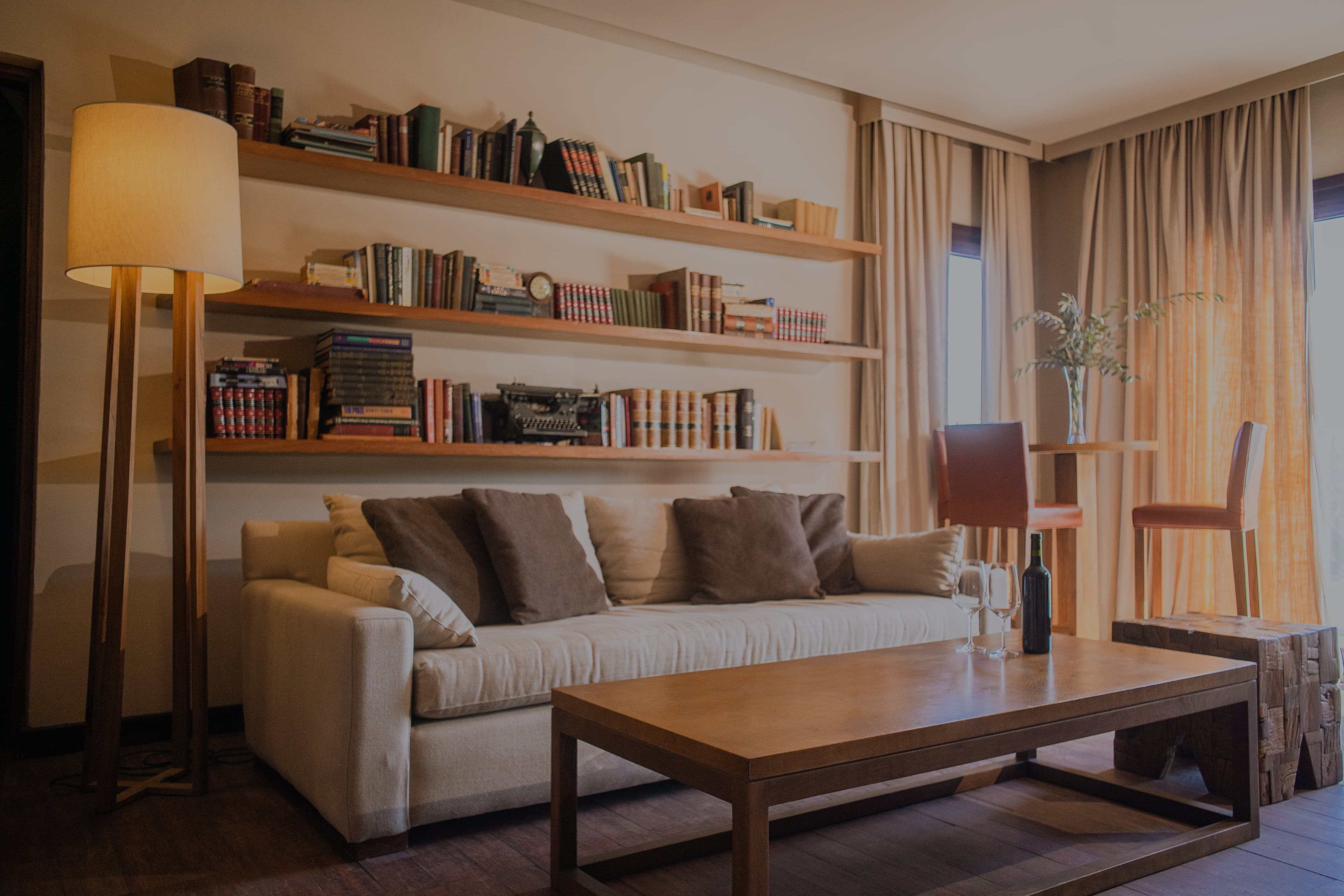 Vineyard Villa - Private Living Room