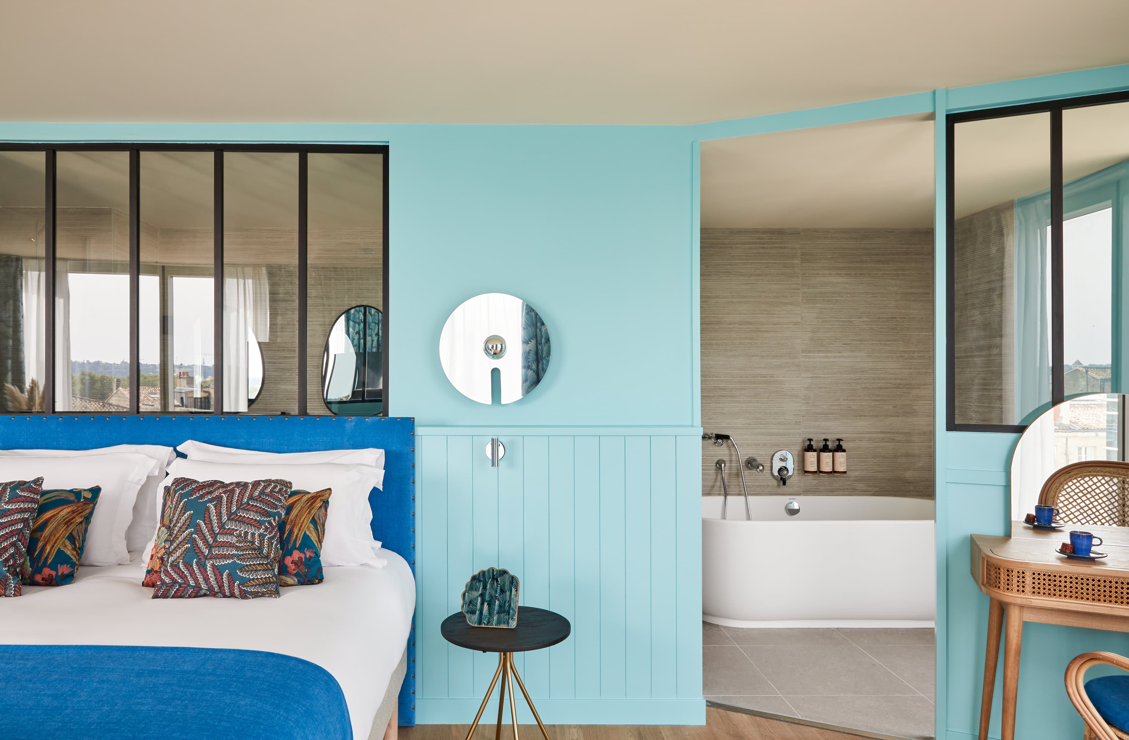 Find calm in rooms capturing Bordeaux’s maritime essence